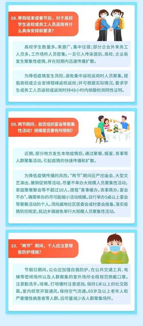 春节期间新冠疫情防控指南：2020-2022年经验总结