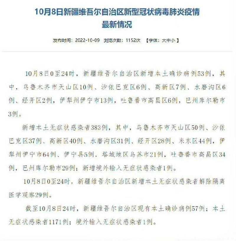 新疆玛纳斯县单日新增12例，北疆防控网现隐忧