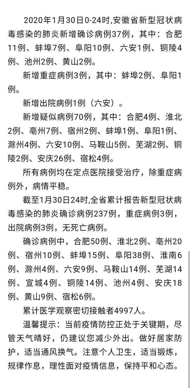 累计病例37例，全椒县为何成为安徽疫情洼地？